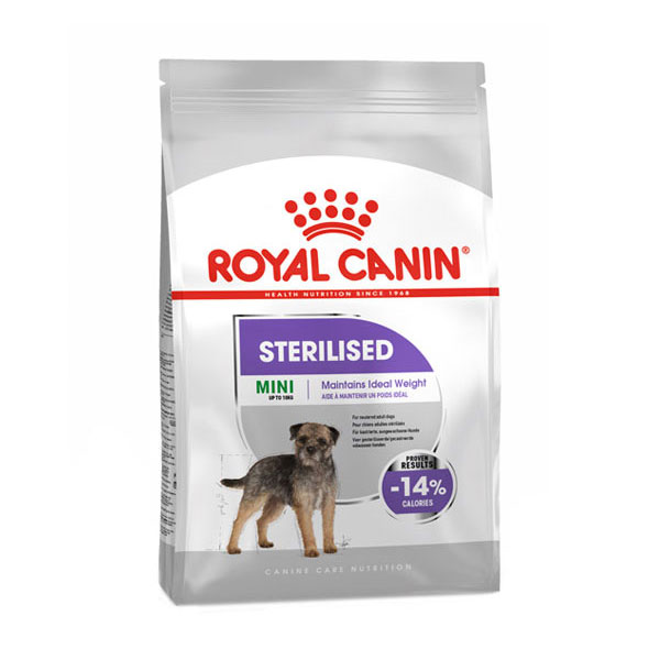 رویال سگ مینی استرلایز Royal Canin Mini Esterilised3kg مناسب برای سگ های عقیم شده.