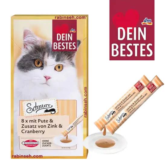 بستنی گربه دین بست طعم گوشت DEIN BESTES x8